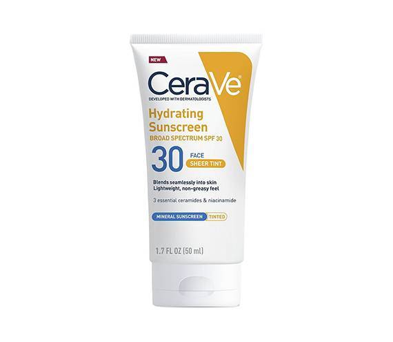 CeraVe Hydrating Sunscreen Face Sheer Tint SPF 30