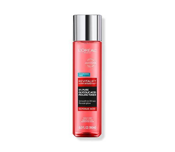 loreal paris revitalift derm intensives five percent pure glycolic acid peeling toner