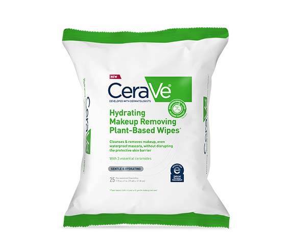 CeraVe Hydrating Makeup Removing Plant-Based Wipes