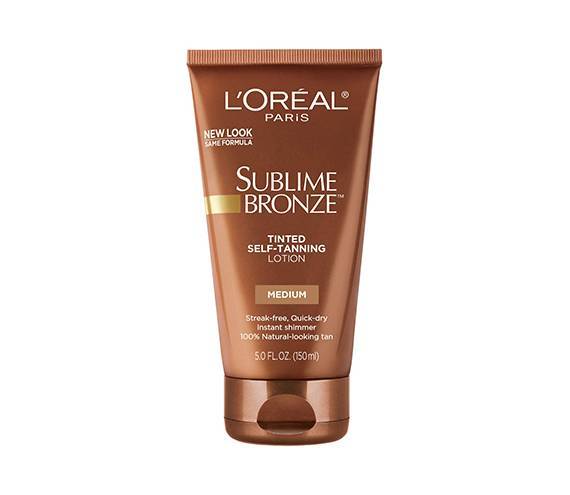 loreal paris sublime bronze tinted self tanning lotion