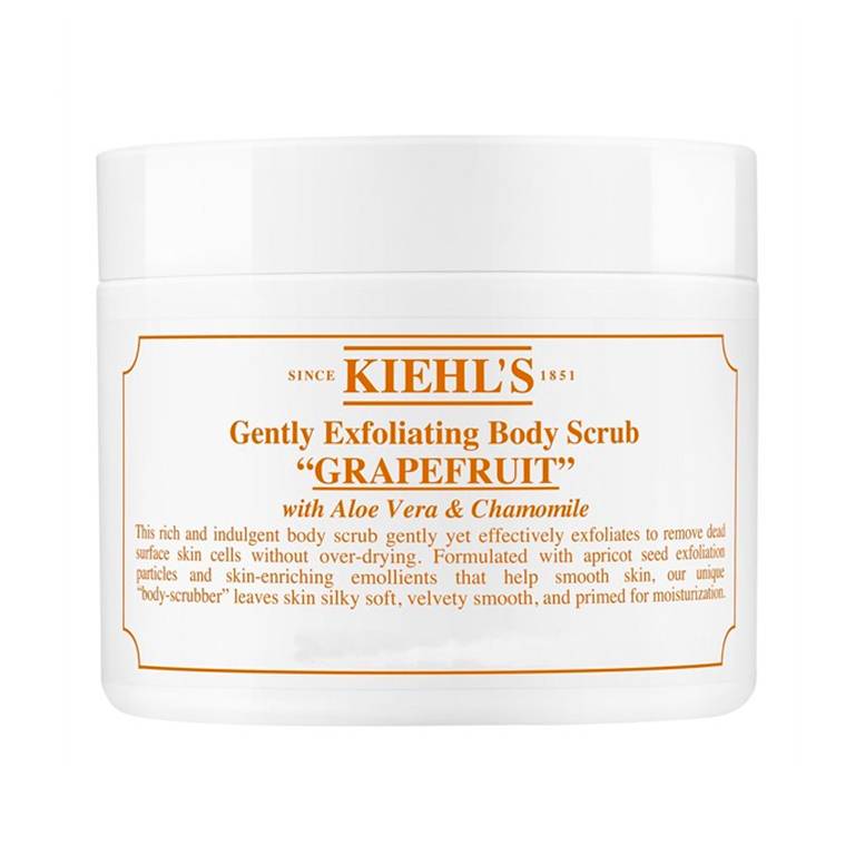 kiehls gently exfoliating body scrub grapefruit