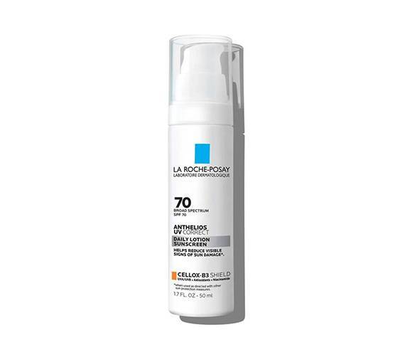 la roche posay anthelios uv correct face sunscreen spf 70 with niacinamide