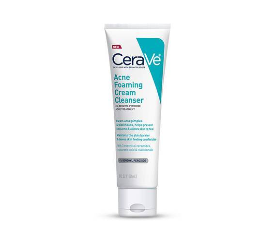 cerave acne foaming cream cleanser