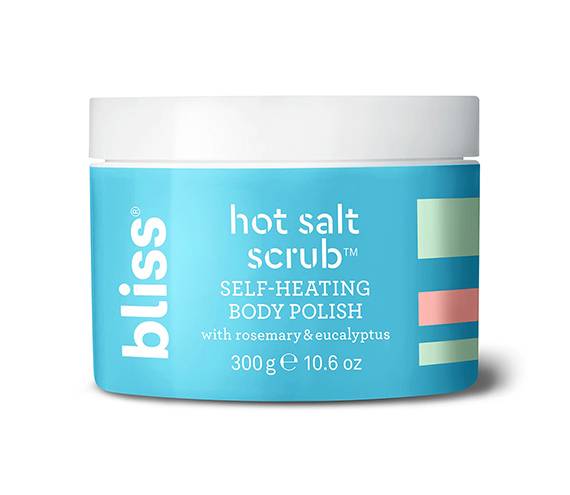 bliss self heating sea salt scrub