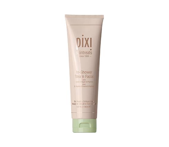 pixi in shower steam facial