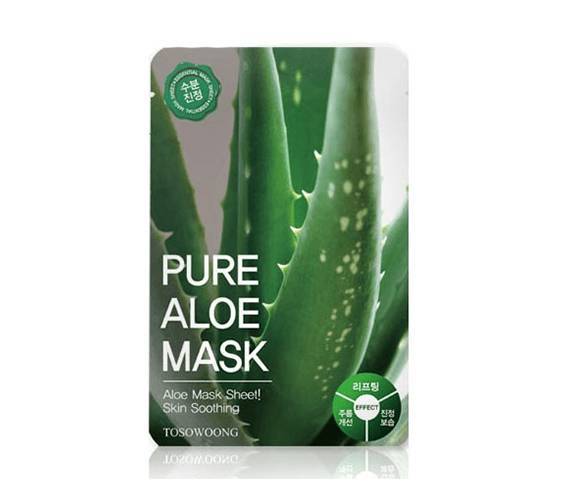 peach and lily pure aloe mask